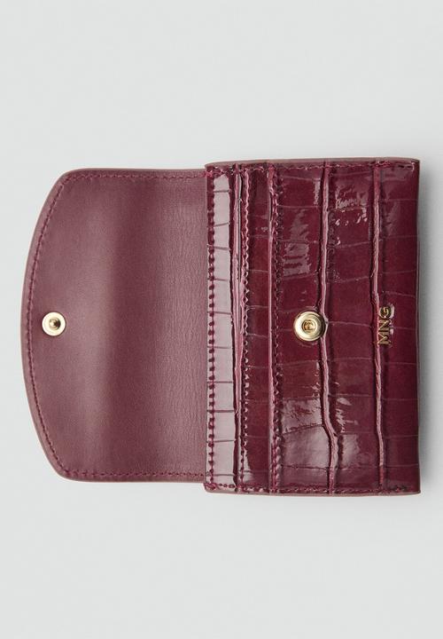 MANGO - Purse m butter - bordeaux