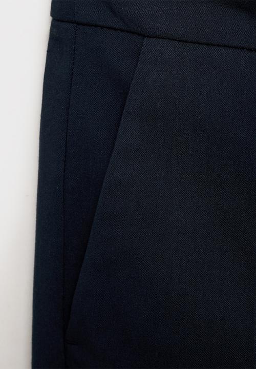 MANGO - Trousers Cola - Midnight Navy