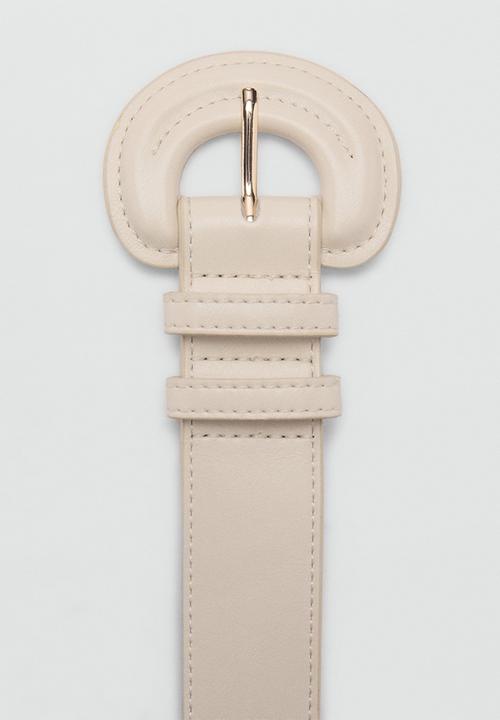 MANGO - Belt terry - light beige