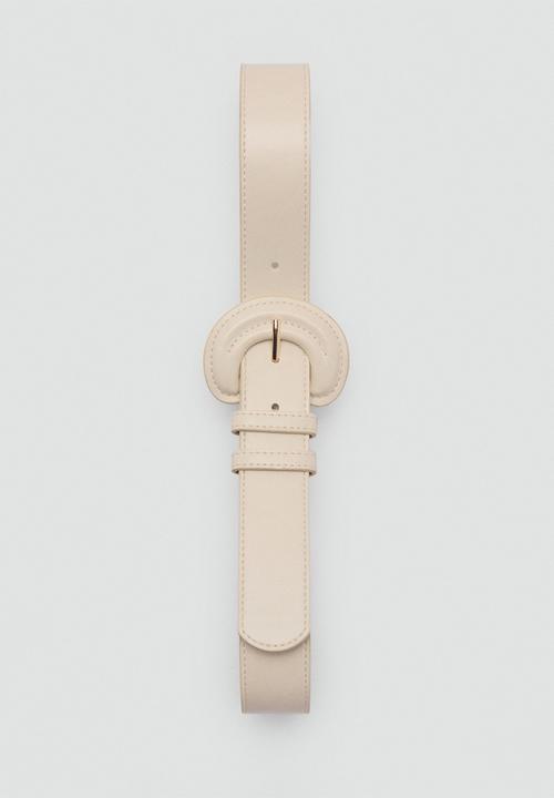 MANGO - Belt terry - light beige