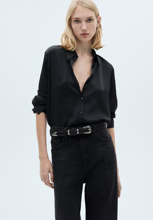 MANGO - Jeans Elise - Black