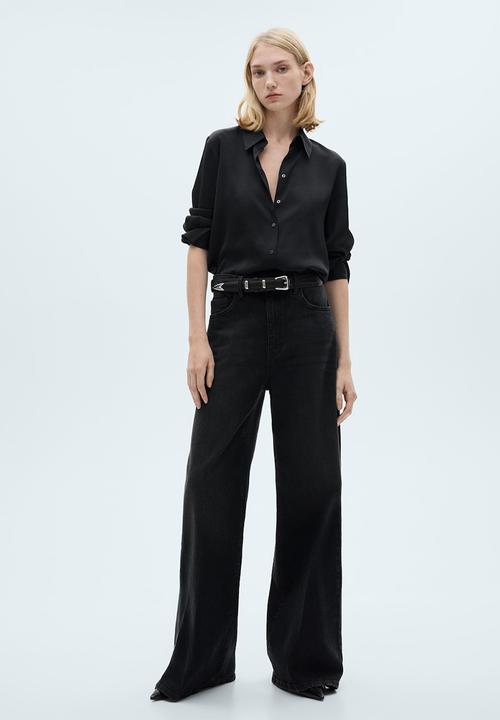 MANGO - Jeans Elise - Black