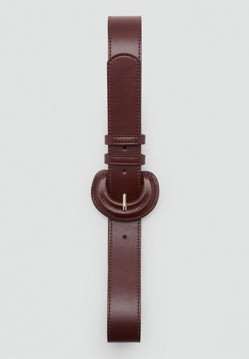 MANGO - Belt terry - brown