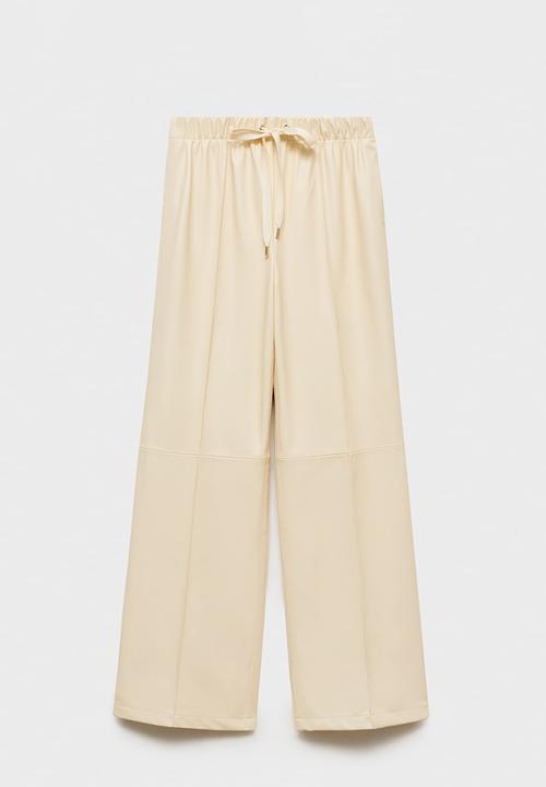 MANGO - Trousers Nathalia - Light Beige