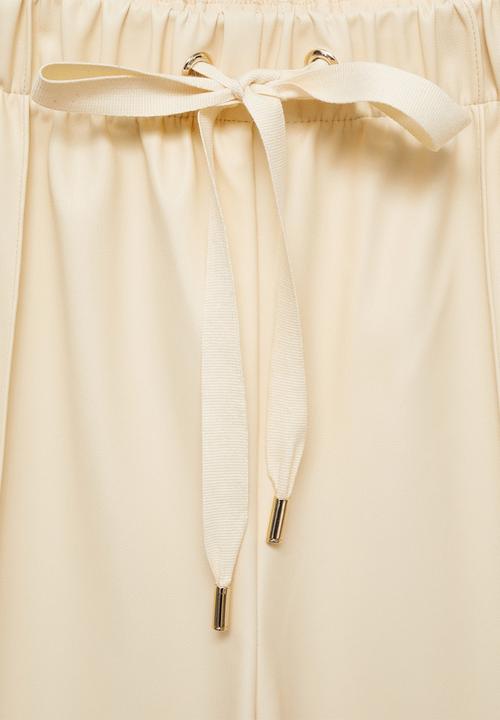 MANGO - Trousers Nathalia - Light Beige