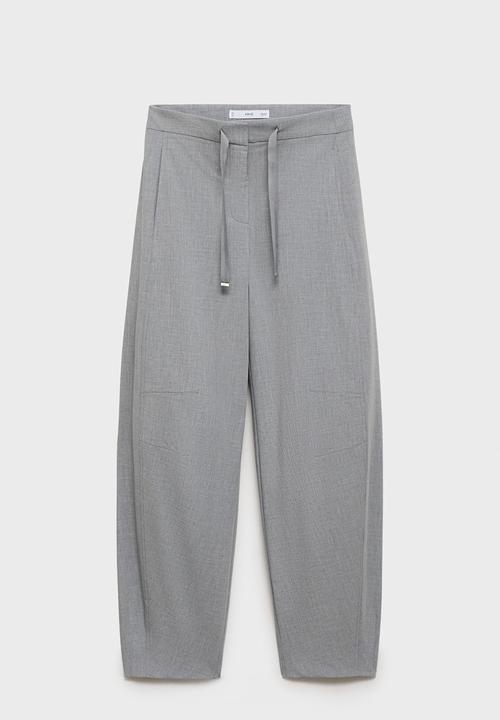 MANGO - Trousers Barile - Grey