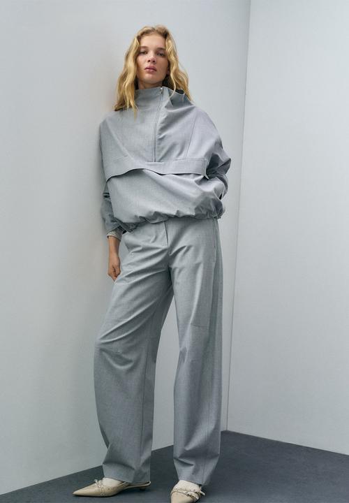 MANGO - Trousers Barile - Grey