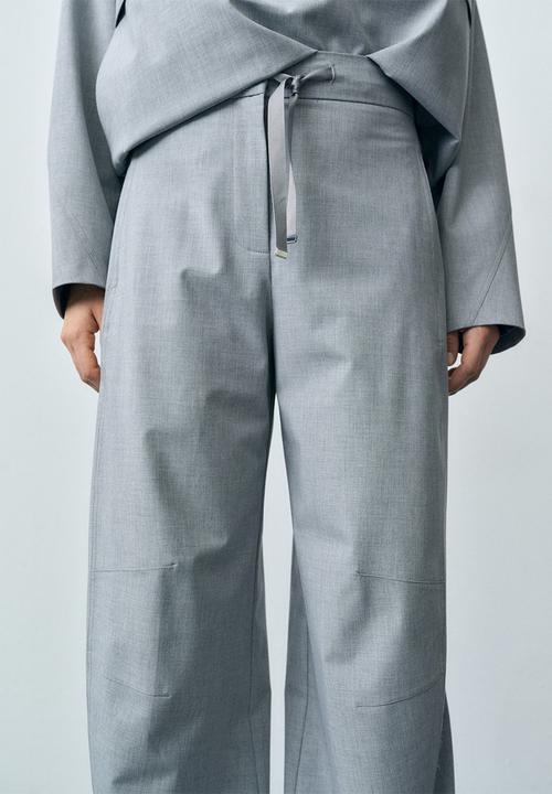 MANGO - Trousers Barile - Grey
