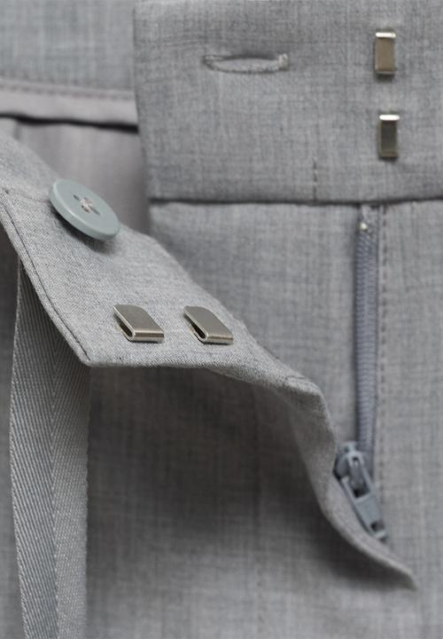 MANGO - Trousers Barile - Grey