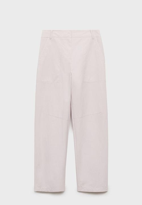 MANGO - Trousers Amalia - Neutral