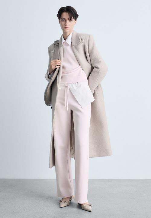 MANGO - Trousers Karen - Light Pink