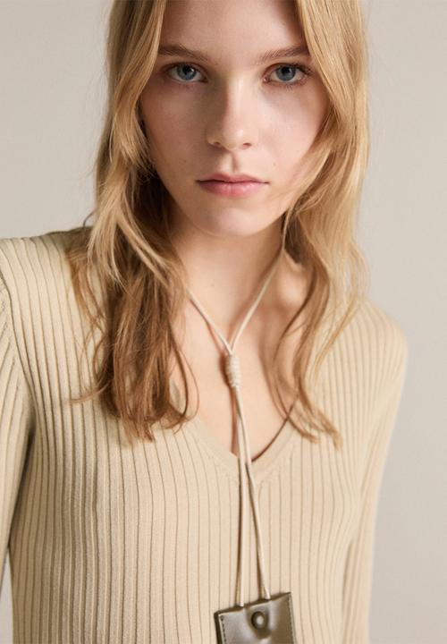 MANGO - Dress Paris - Light Beige