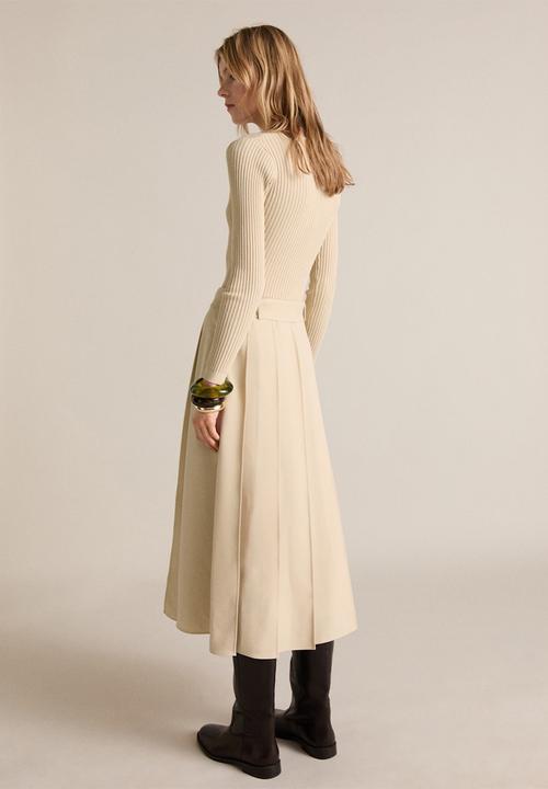 MANGO - Dress Paris - Light Beige
