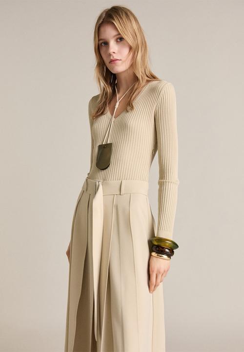 MANGO - Dress Paris - Light Beige