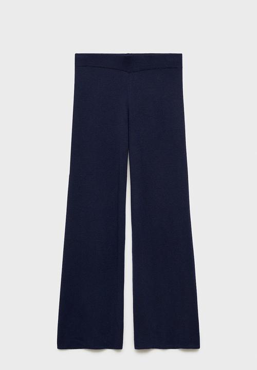 MANGO - Trousers Plegam - Midnight Navy