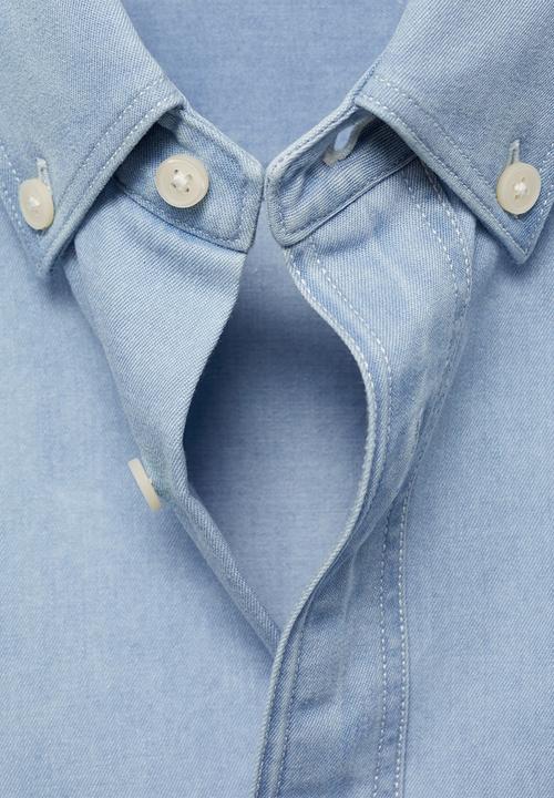 MANGO - Shirt Denim - Open Blue