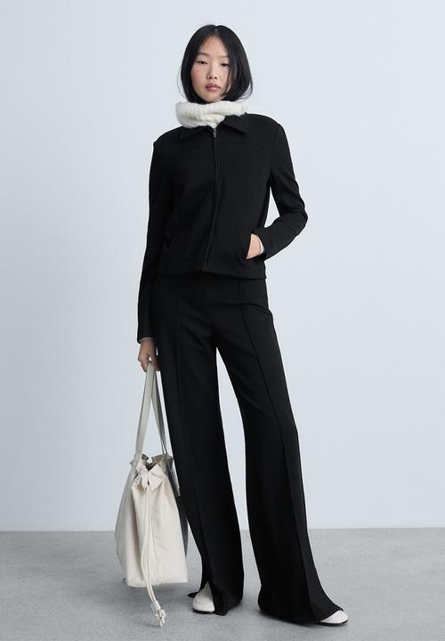MANGO - Trousers Goa - Black