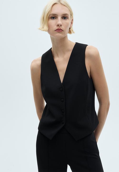 MANGO - Trousers Avaya - Black