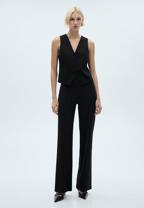 MANGO - Trousers Avaya - Black
