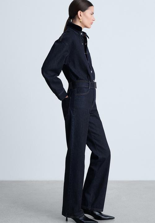 MANGO - Jumpsuit Mara - Open Blue