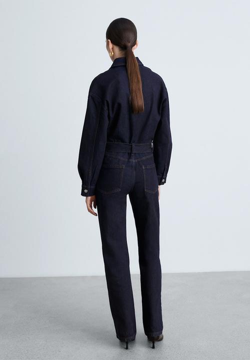 MANGO - Jumpsuit Mara - Open Blue