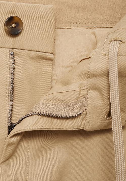 MANGO - Trousers Prato - Beige