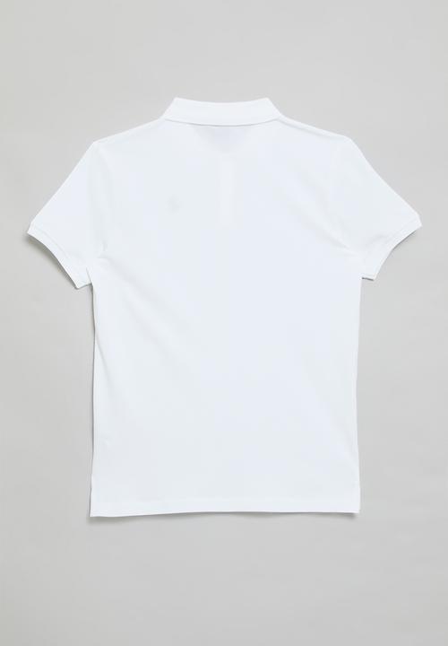 POLO - Girls nina short sleeve golfer - white