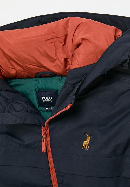POLO - Boys keith hooded jacket - navy