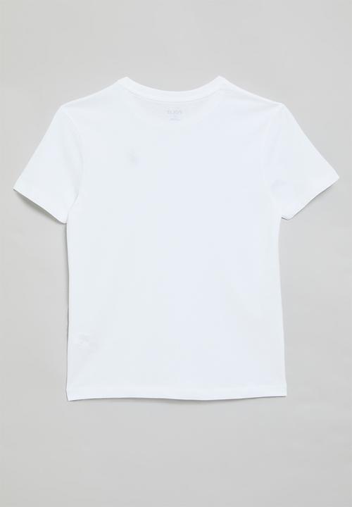 POLO - Boys rick short sleeve tee - white