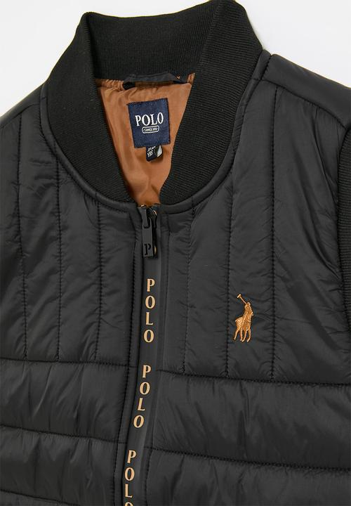 POLO - Boys dominic sleeveless puffer jacket - black