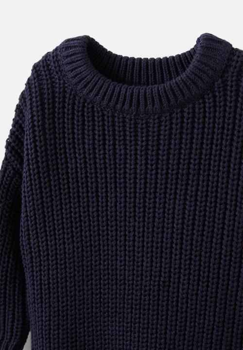 Cotton On - Connor crew neck jumper - navy ink