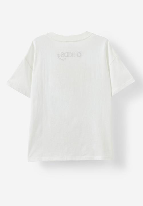 Cotton On - License drop shoulder short sleeve tee - lcn isc happy cherries/vanilla