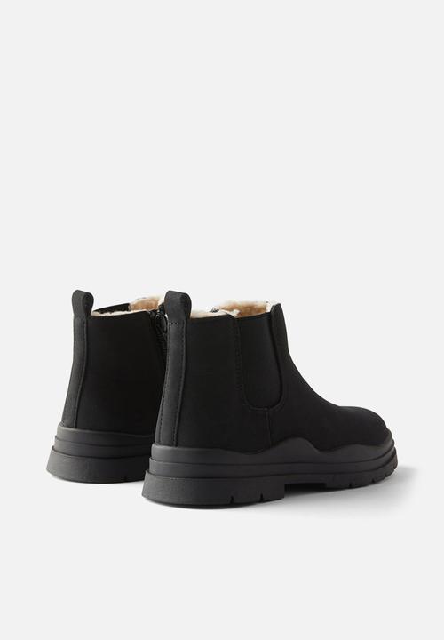 Cotton On - Bobbi lined gusset boot - black