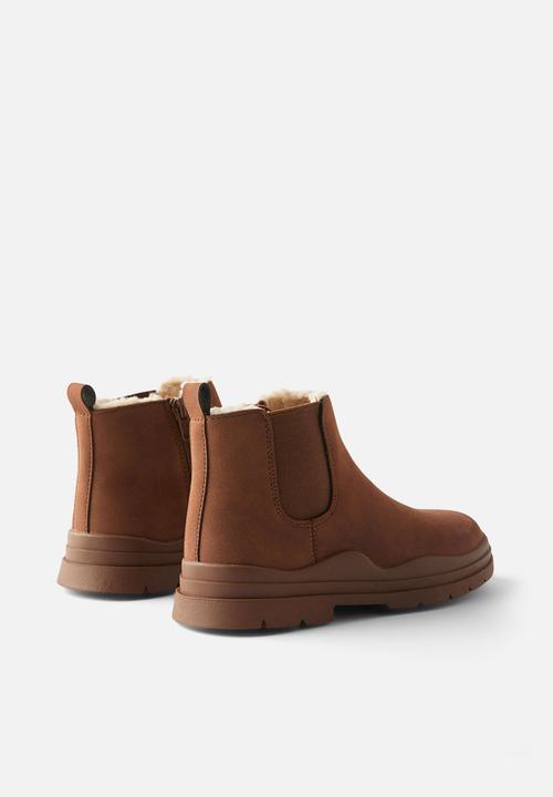 Cotton On - Bobbi lined gusset boot - hot choccy
