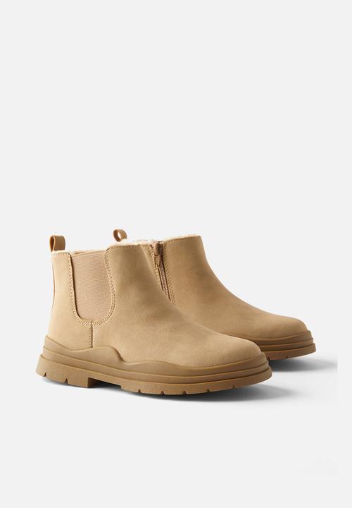 Cotton On - Bobbi lined gusset boot - stone