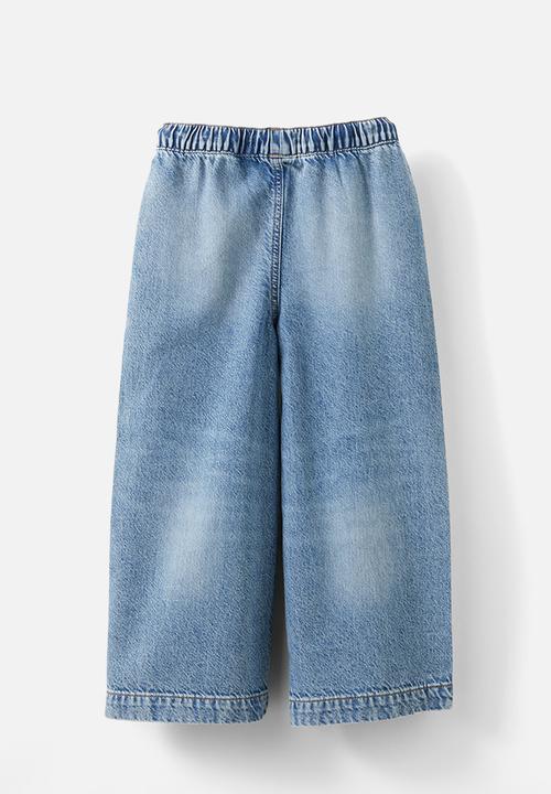Cotton On - Kaity wide leg jean - blue haven mid blue