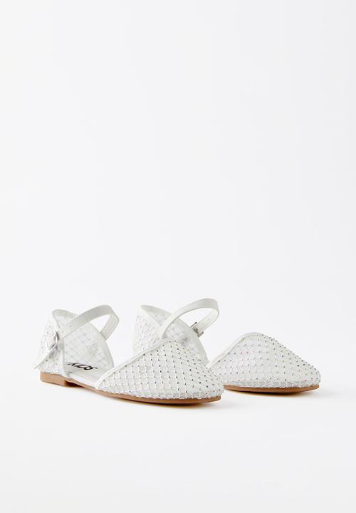Cotton On - Milly mesh flat - white mesh