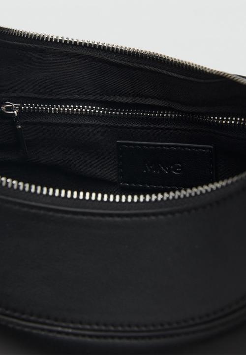 MANGO - Bag m-- moon - black