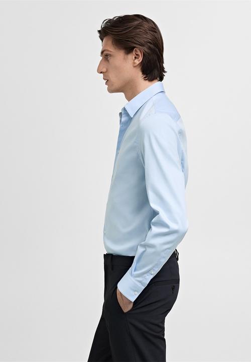 MANGO - Shirt emotion - sky-blue