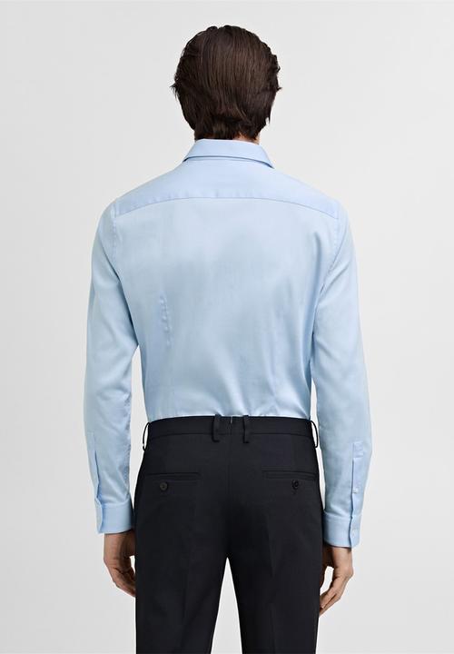 MANGO - Shirt emotion - sky-blue