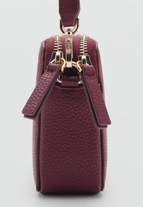 MANGO - Bag mch donga - bordeaux