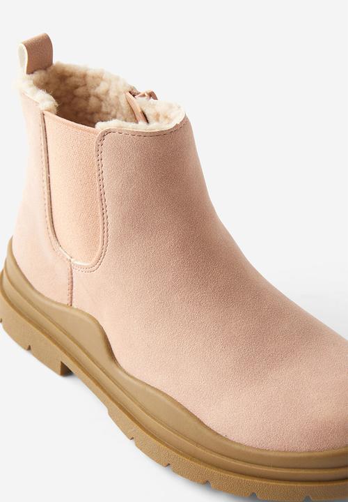 Cotton On - Bobbi lined gusset boot - dusty pink
