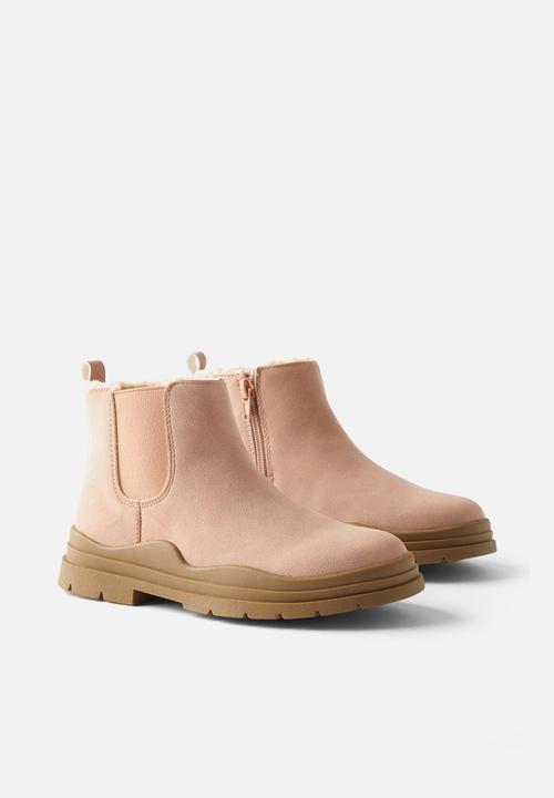 Cotton On - Bobbi lined gusset boot - dusty pink