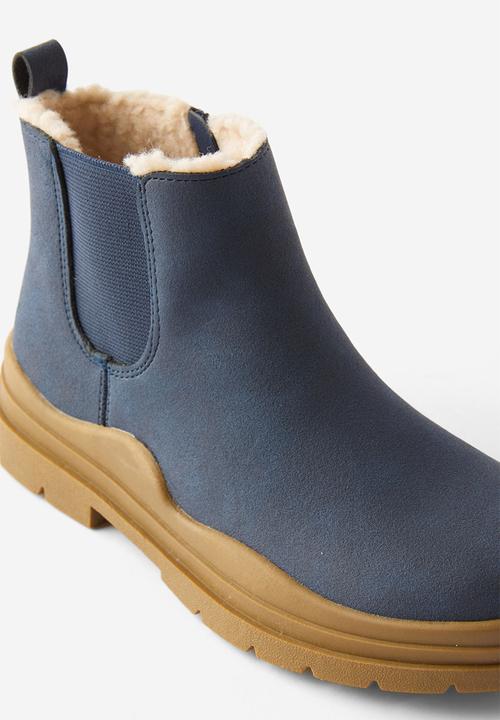 Cotton On - Bobbi lined gusset boot - squid ink