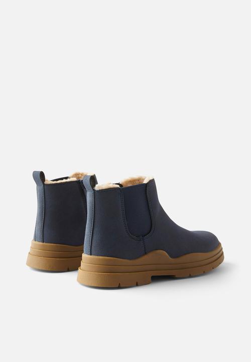 Cotton On - Bobbi lined gusset boot - squid ink