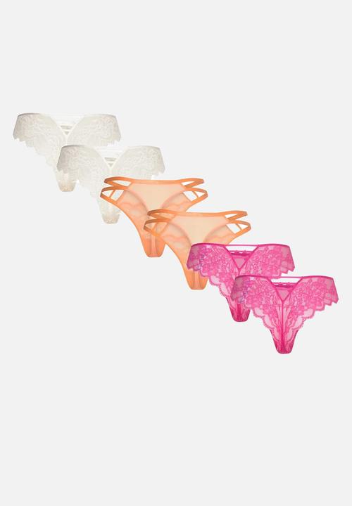 Hunkemoller - 6 Pack brasilian r - multi