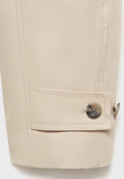 MANGO - Trenchcoat Chayton - Light Beige