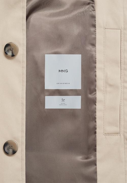 MANGO - Trenchcoat Chayton - Light Beige