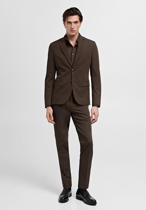 MANGO - Shirt emotion - brown