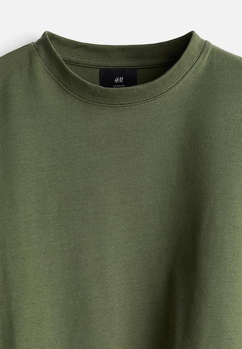 H&M - Loose fit t-shirt - green
